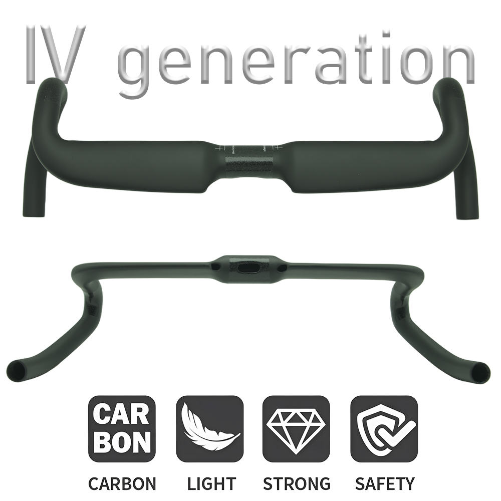 Cycling Gear Gravel - T1000 Karbon Fiber Yarış Bisikleti Gidonları