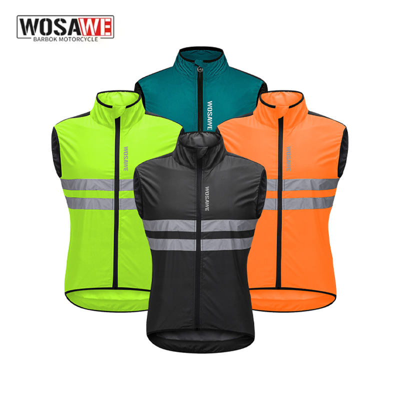 Cycling Gear For Men - WOSAWE Erkek Bisiklet Rüzgarlık Yeleği Hafif