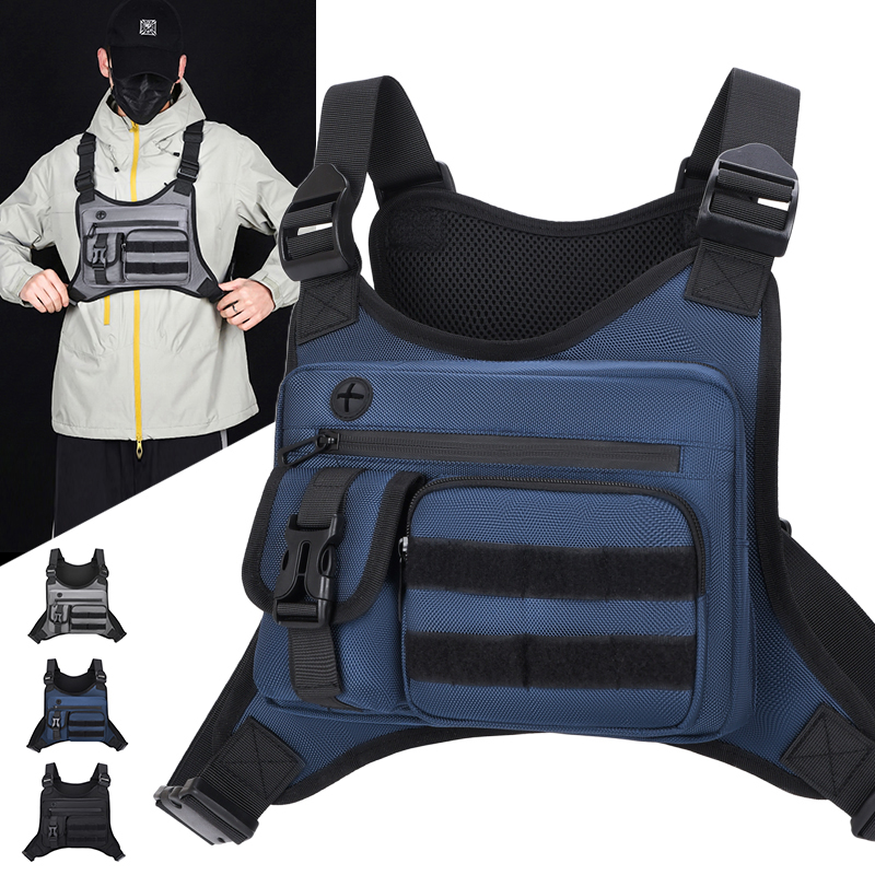Cycling Gear For Men - Taktik Göğüs Çantası Erkek Su Geçirmez