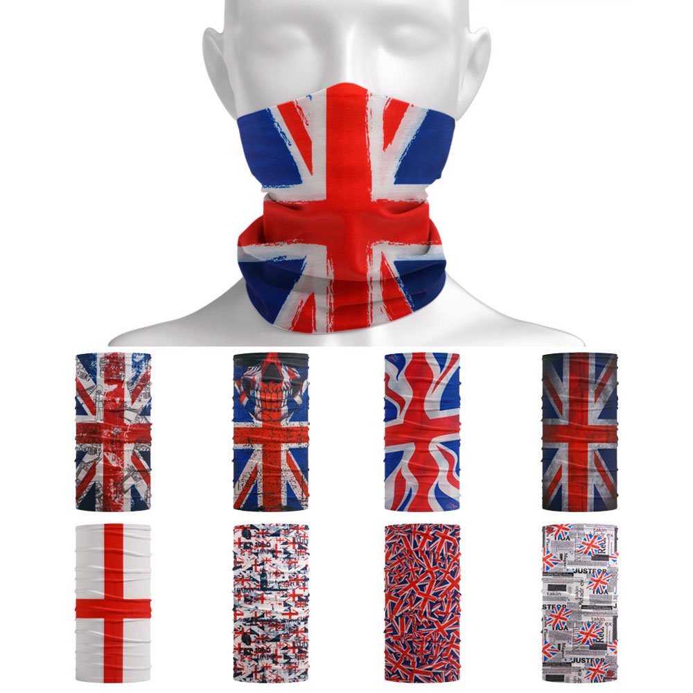 Mens Cycling Gear Uk - İngiltere Birliği Bayrağı Boyun Tüp Bandana