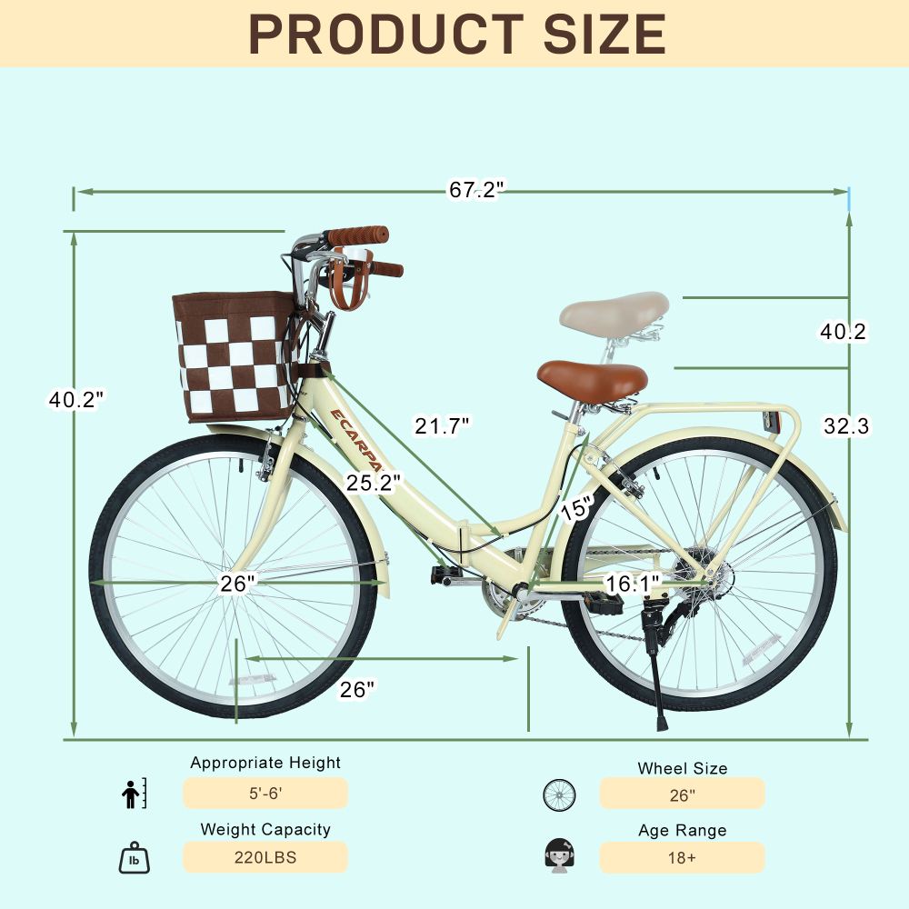 A26285B 26 İnç Katlanabilir Şe - Carbon Bike Frame incelemesi ve fiyatı