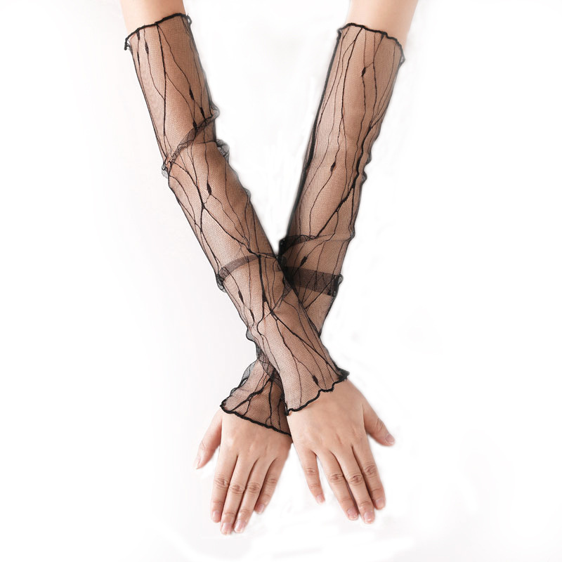 Örgü buz kollu kadın yaz uzun  - Cycling Glove incelemesi ve fiyatı