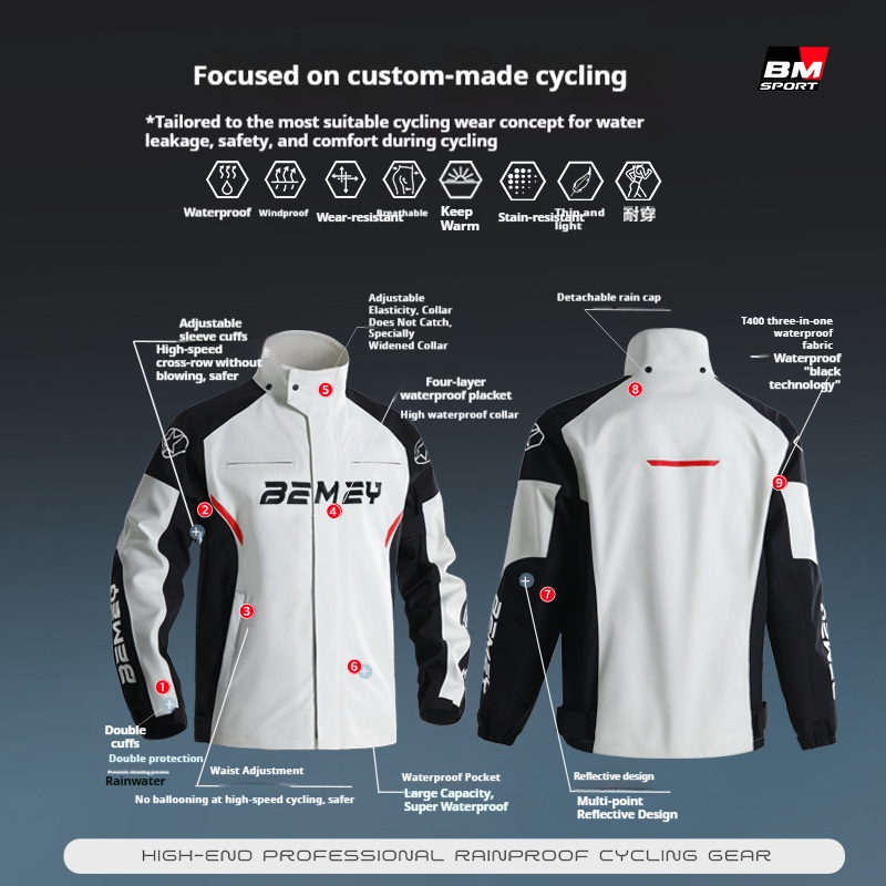 Erkekler için Motosiklet Yağmu - Cycling Gear For Men incelemesi ve fiyatı